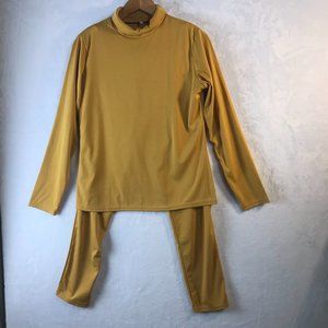 Turtleneck w/ Matching Pants - Large - Mustard Color